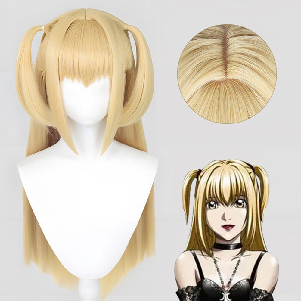 MisaMisa Cosplay Wig Anime Death Note Golden hair