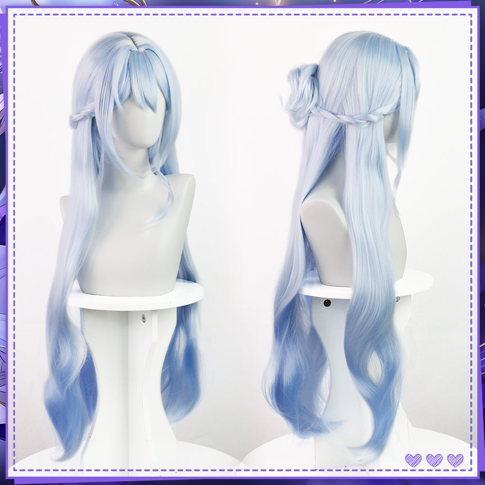 Robin Cosplay Wig Game Honkai Star Rail Long Blue Hair
