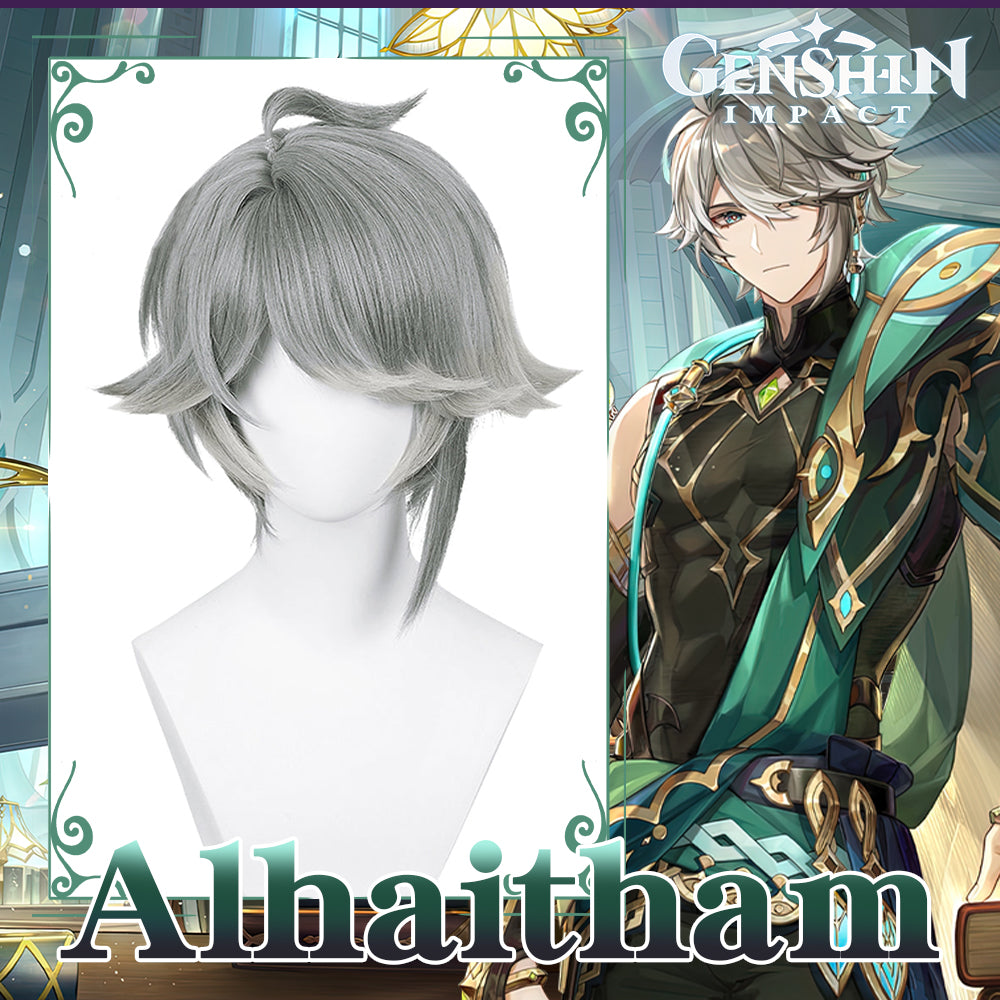 Genshin Impact- Al Haitham (Sumeru) Cosplay Wig
