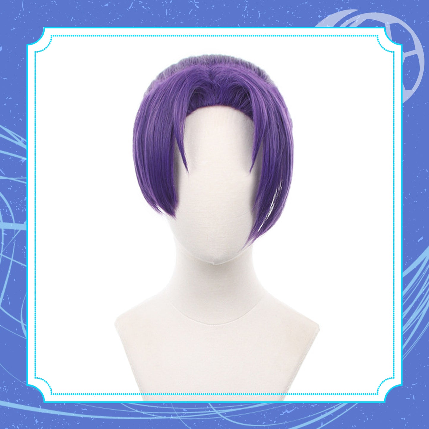 Blue Lock Mikage Reo Cosplay Wig Team V No.9 Football Player