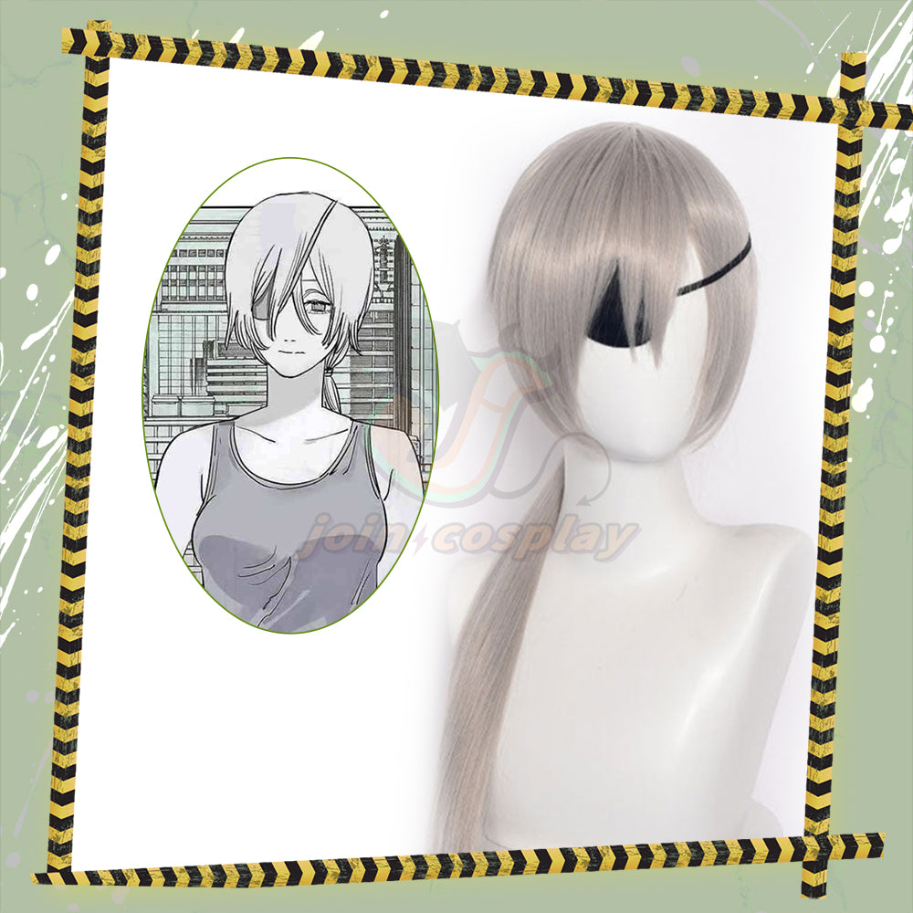 Chainsaw Man Quanxi Grey Cosplay Wig
