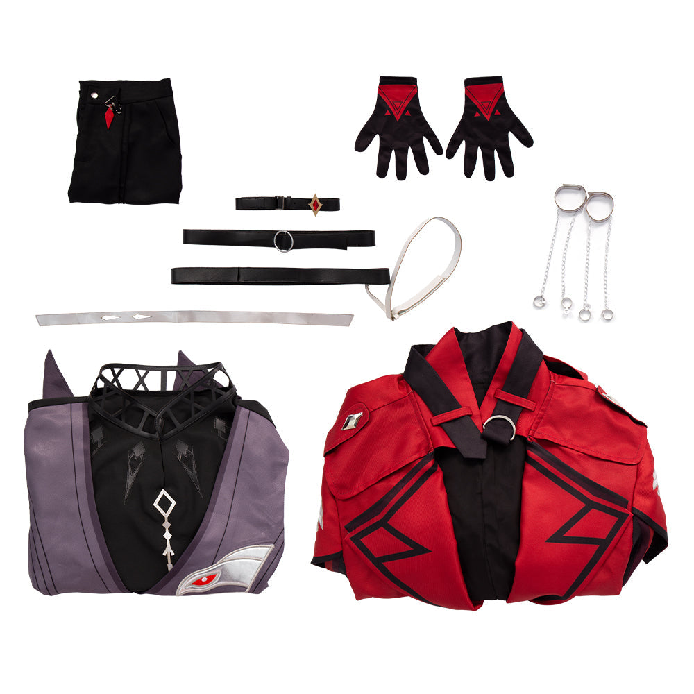 Genshin Impact Diluc Ragnvindr Cosplay Costume