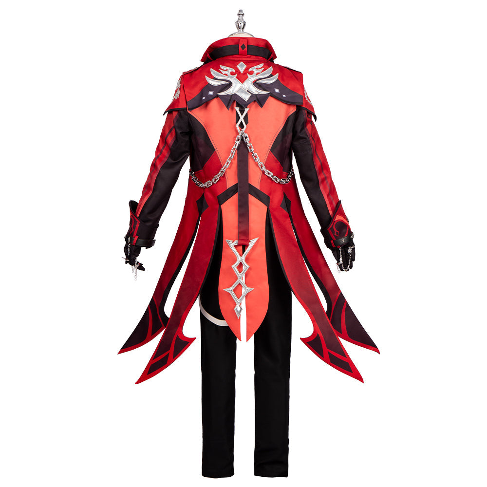 Genshin Impact Diluc Ragnvindr Cosplay Costume