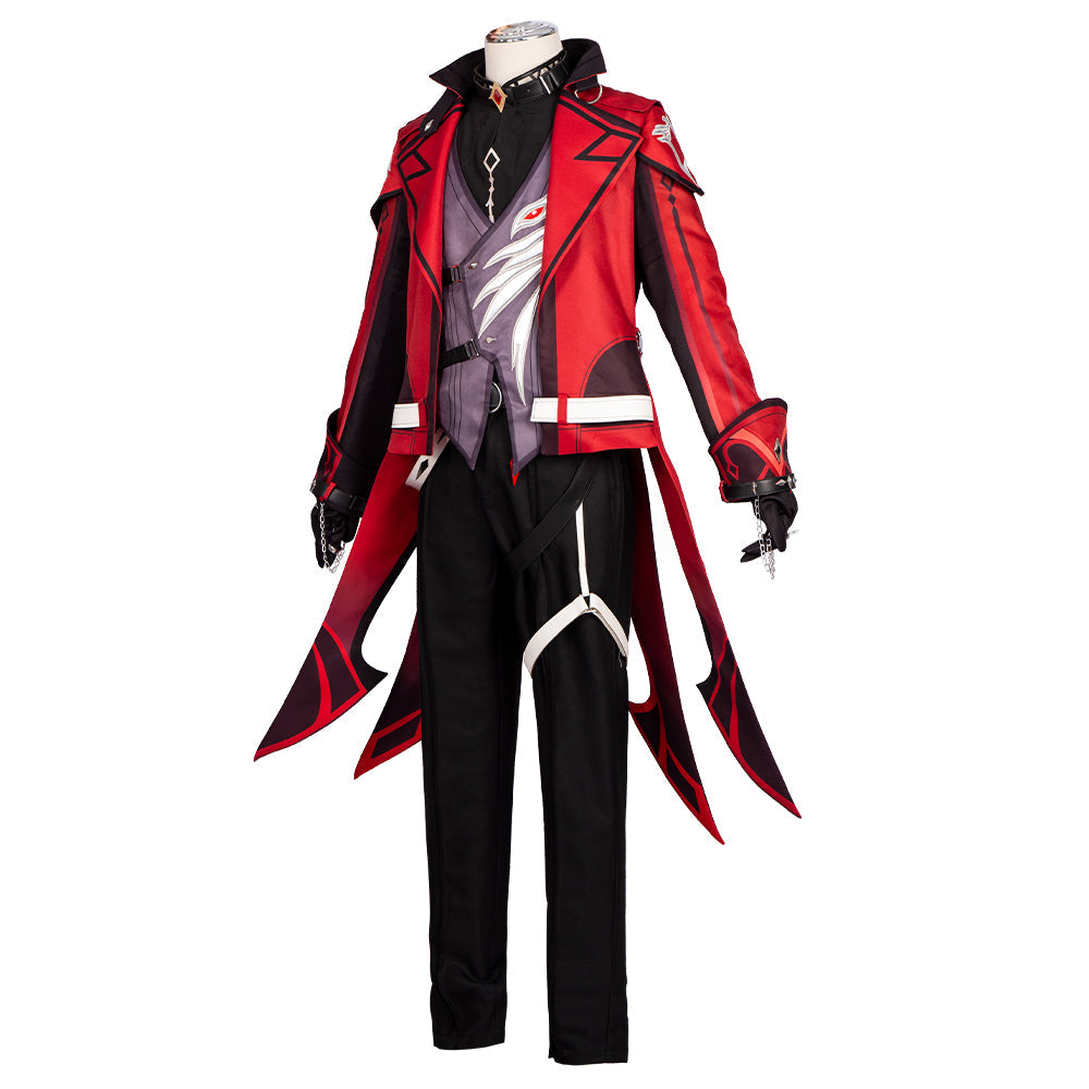 Genshin Impact Diluc Ragnvindr Cosplay Costume