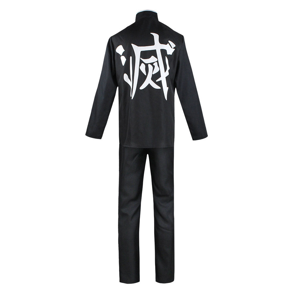 Demon Slayer Shinazugawa Genya Cosplay Costume Outfits Halloween Carnival Suit