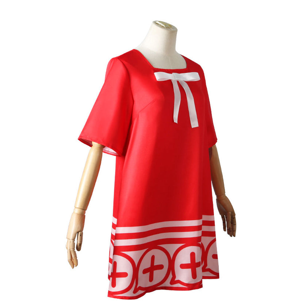 Anime SPY x FAMILY Anya Forger Red dress Cosplay Costume