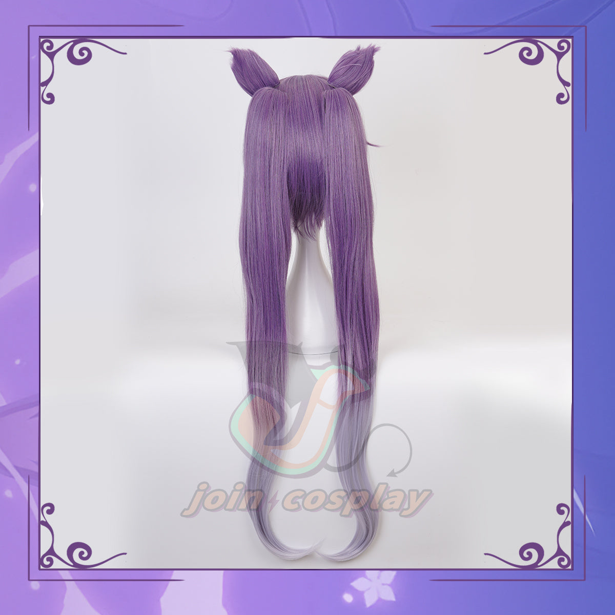 Genshin Impact Keqing Purple Cosplay Wig