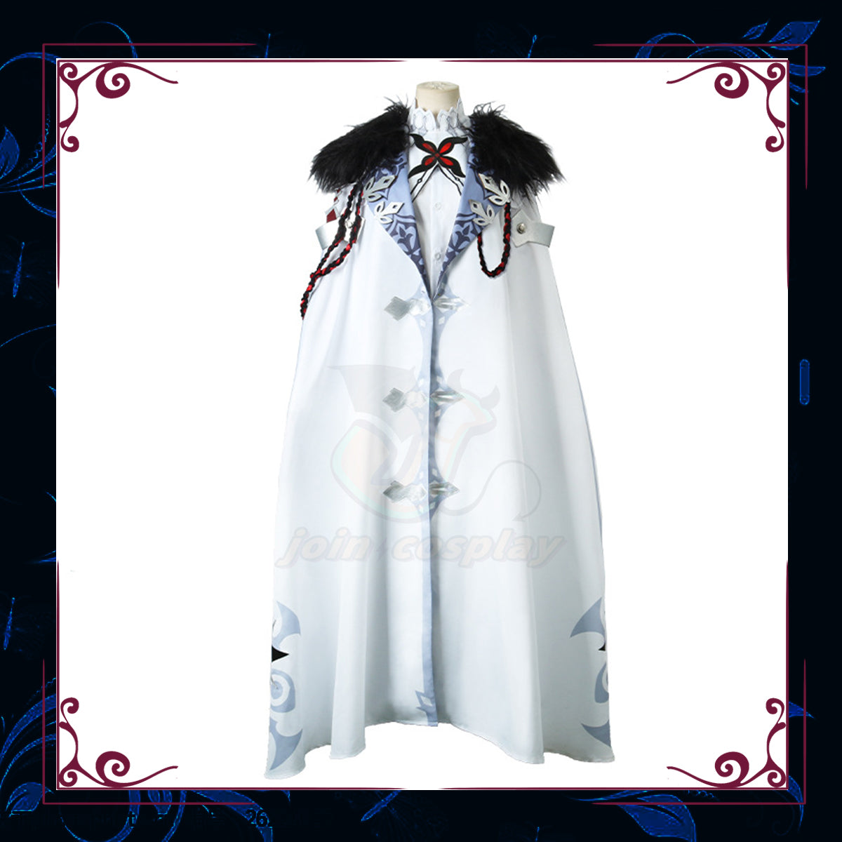 Game Genshin Impact Fatui Harbinger Cosplay Arlecchino Costume