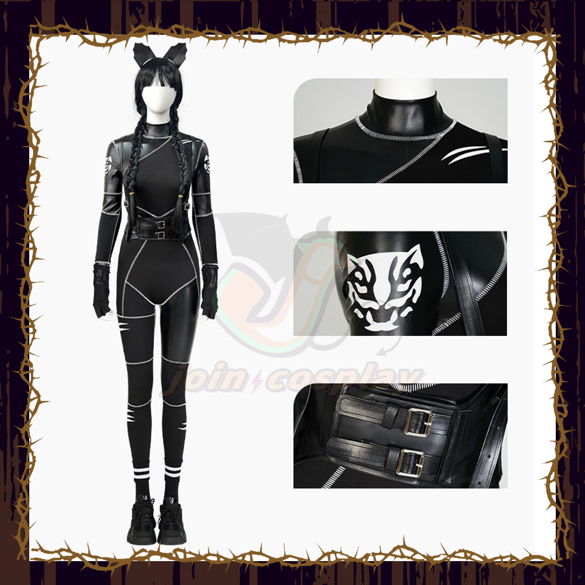 Wednesday (2022 TV Series) Wednesday Cat Suit Cosplay Costume