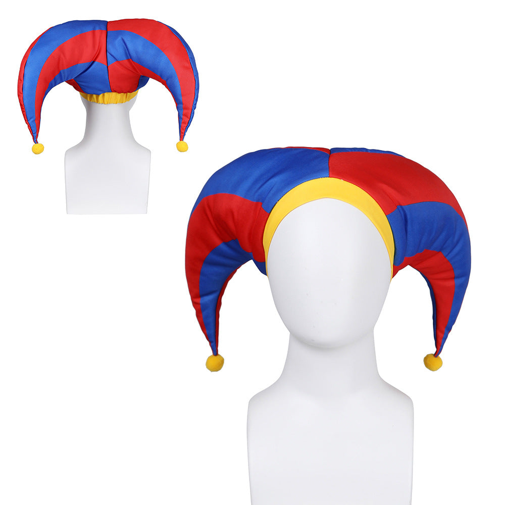 Pomni Cosplay Costume Anime The Amazing Digital Circus Jumpsuit Hat