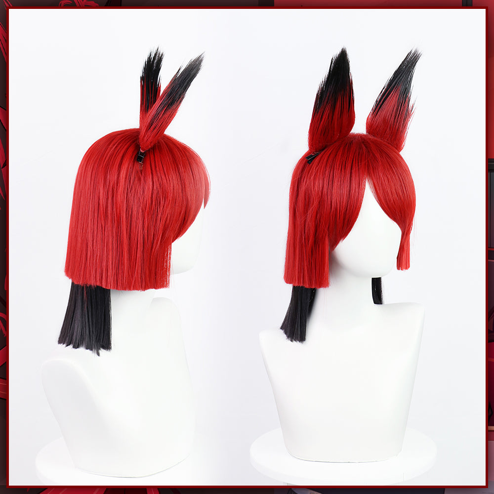 Alastor Cosplay Wig Anime Hazbin Hotel