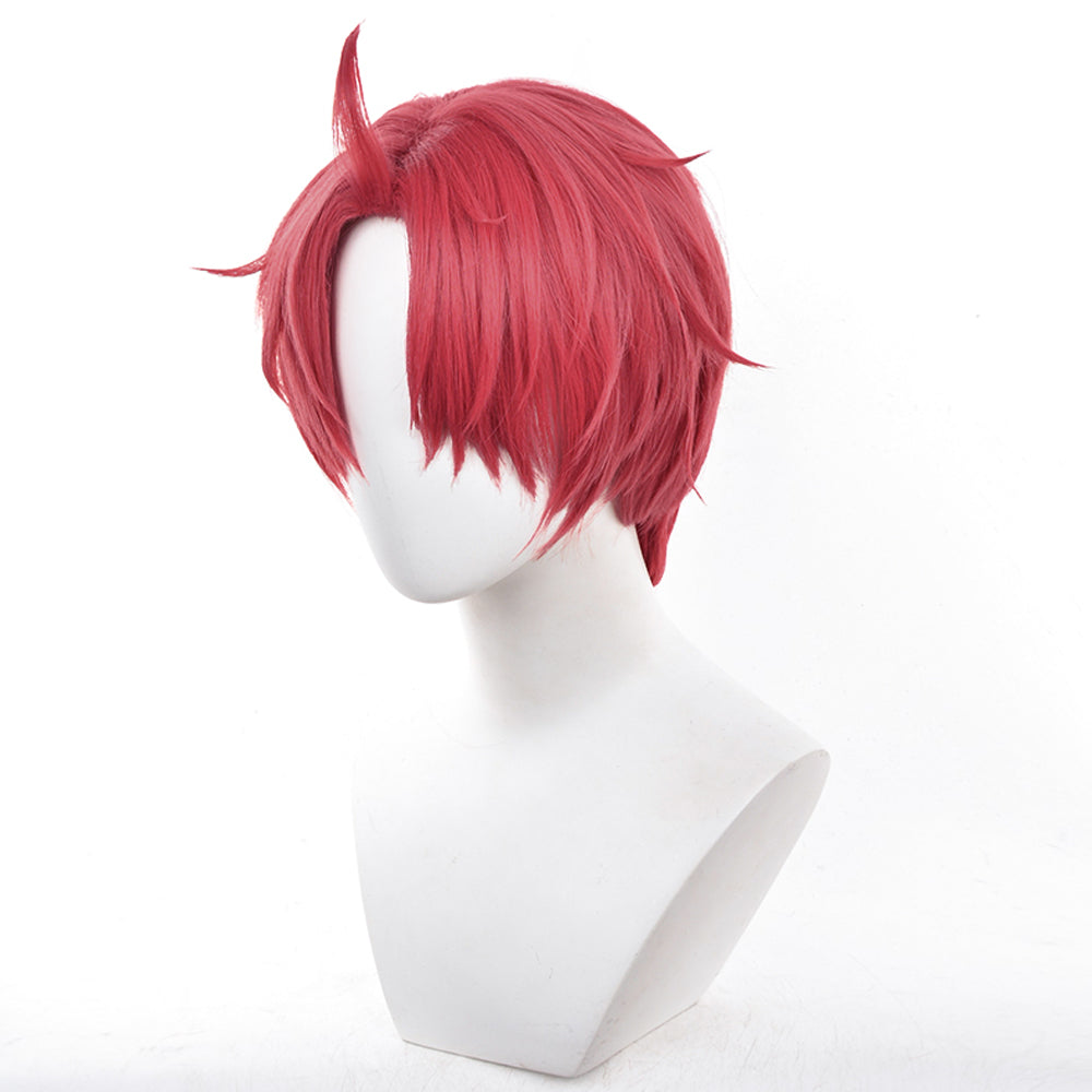 Jin Enjoji Cosplay Wig Anime Dandadan Red Short Hair