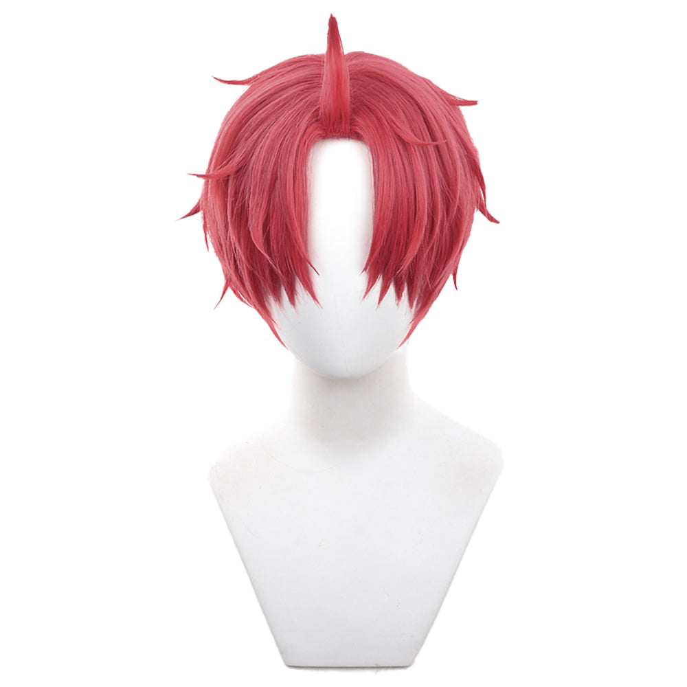Jin Enjoji Cosplay Wig Anime Dandadan Red Short Hair