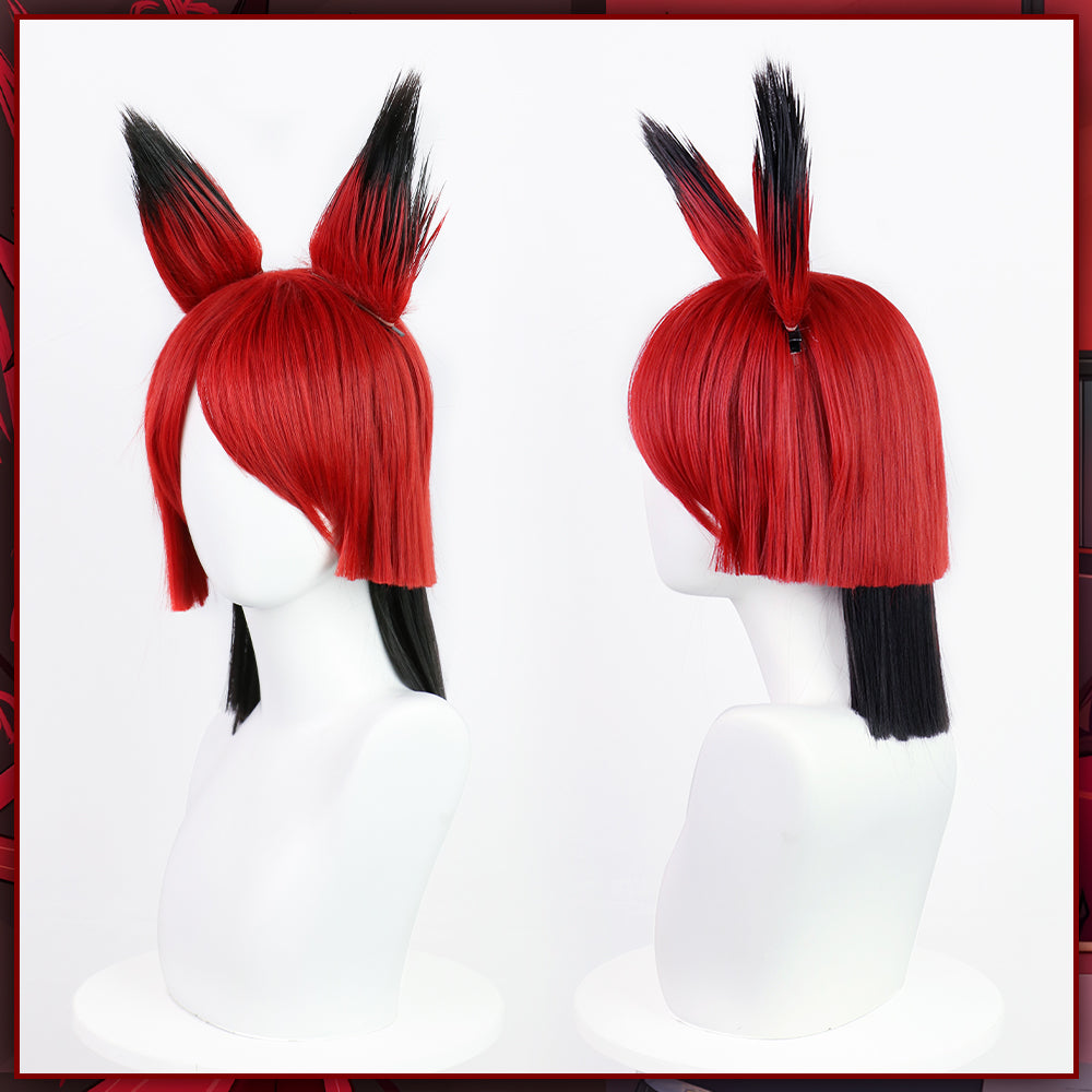 Alastor Cosplay Wig Anime Hazbin Hotel