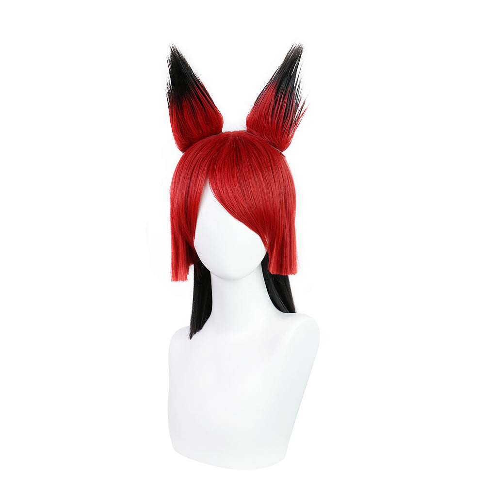 Alastor Cosplay Wig Anime Hazbin Hotel