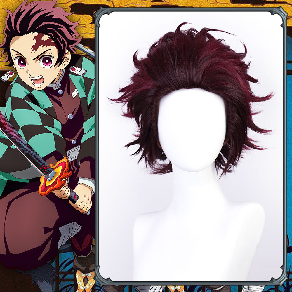 Demon_Slayer_Tanjiro_Kamado_Cosplay_Wig