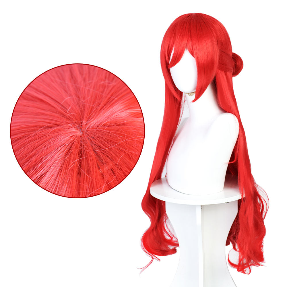 Honkai Impact Star Rail Himeko Red Cosplay Wig 