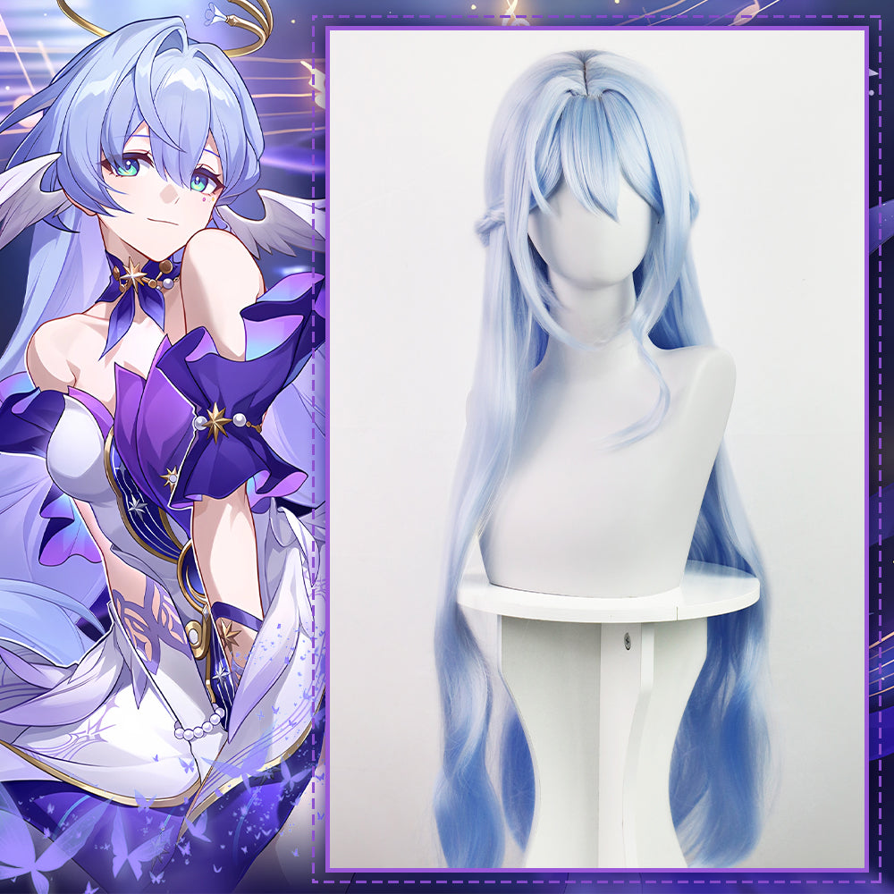 Robin Cosplay Wig Game Honkai Star Rail Long Blue Hair