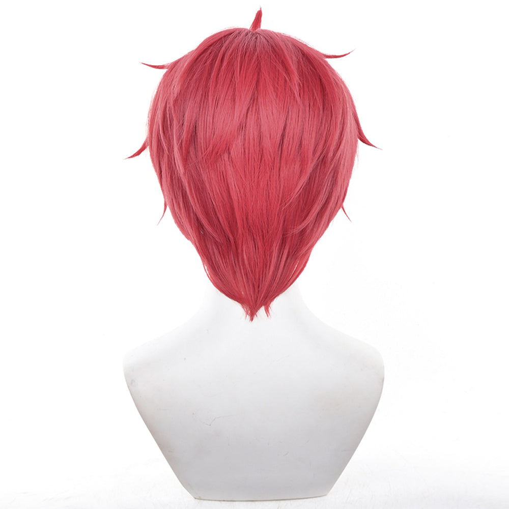 Jin Enjoji Cosplay Wig Anime Dandadan Red Short Hair