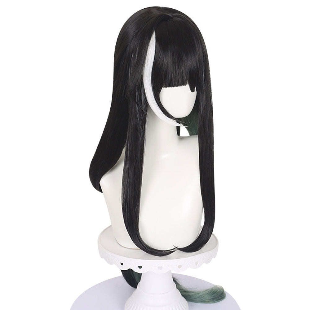 Baizhi Cosplay Wig Game Wuthering Waves Black Long Hair