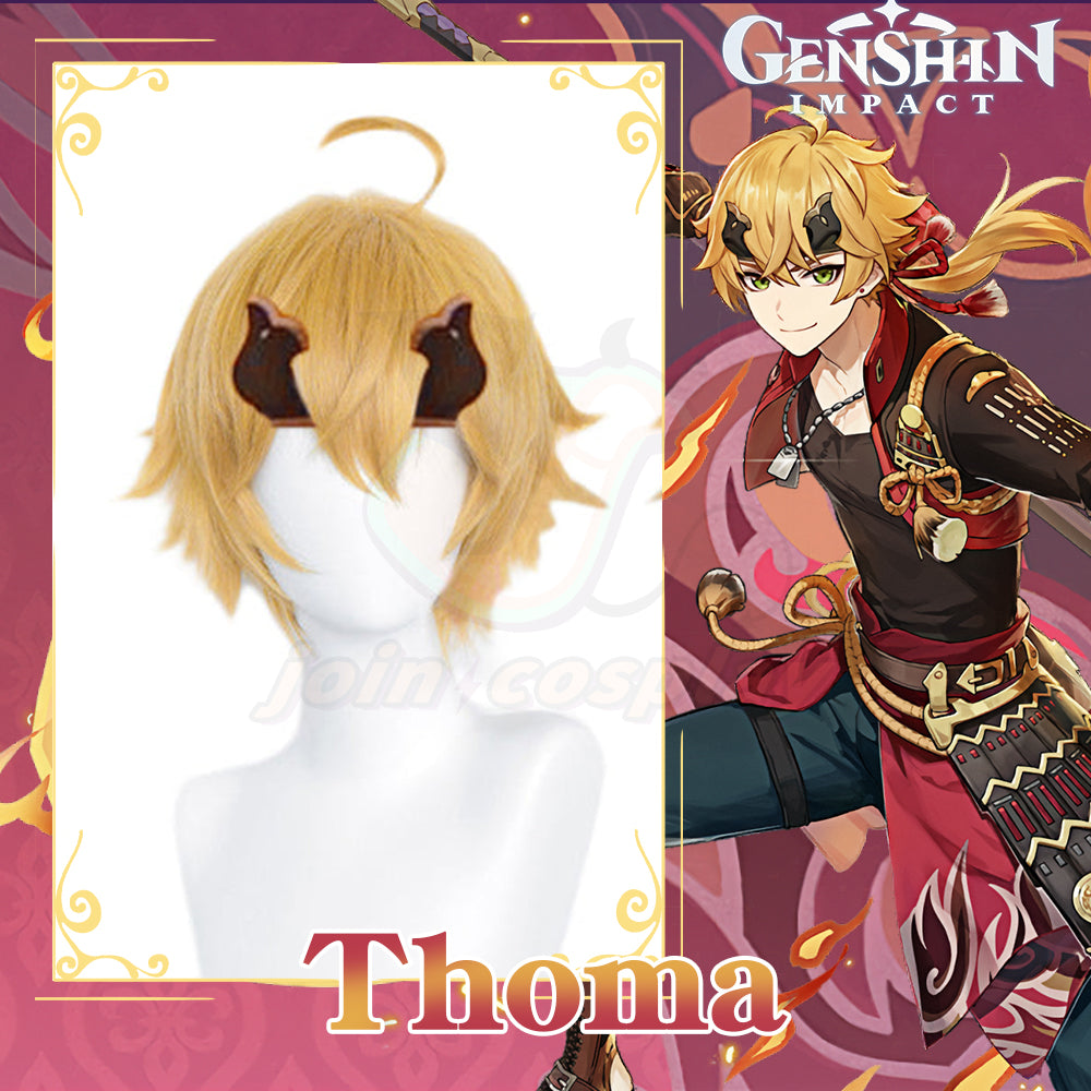 Genshin Impact-Tohma Cosplay Wig