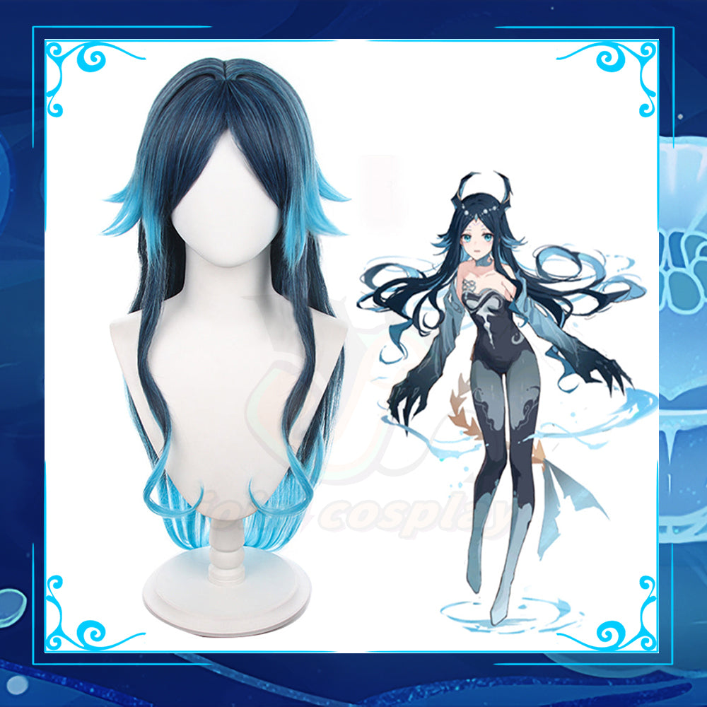 Genshin Impact - Bonanus Hydro Yaksha Cosplay Wig