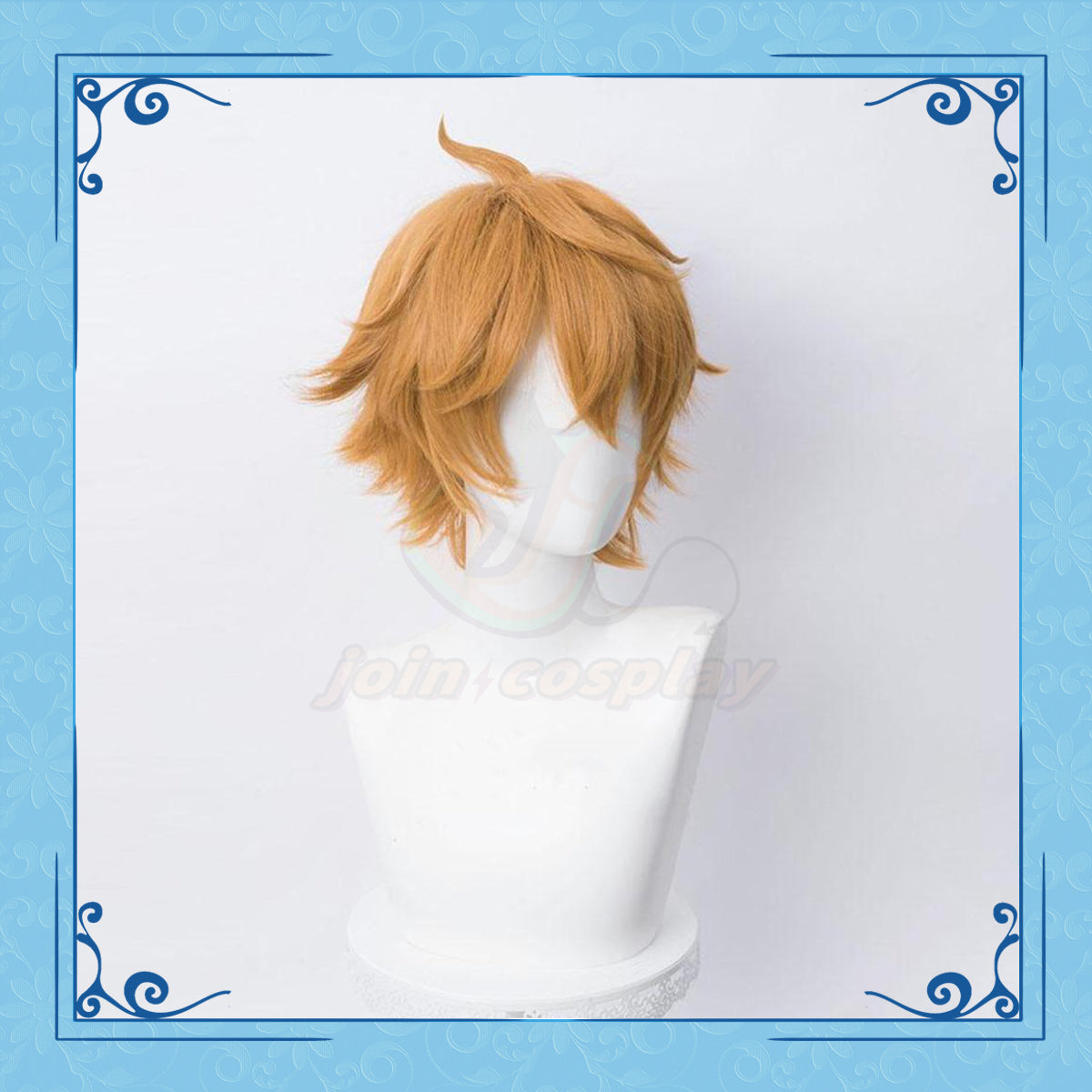 Genshin Impact Tartaglia/Childe Men Cosplay Wig