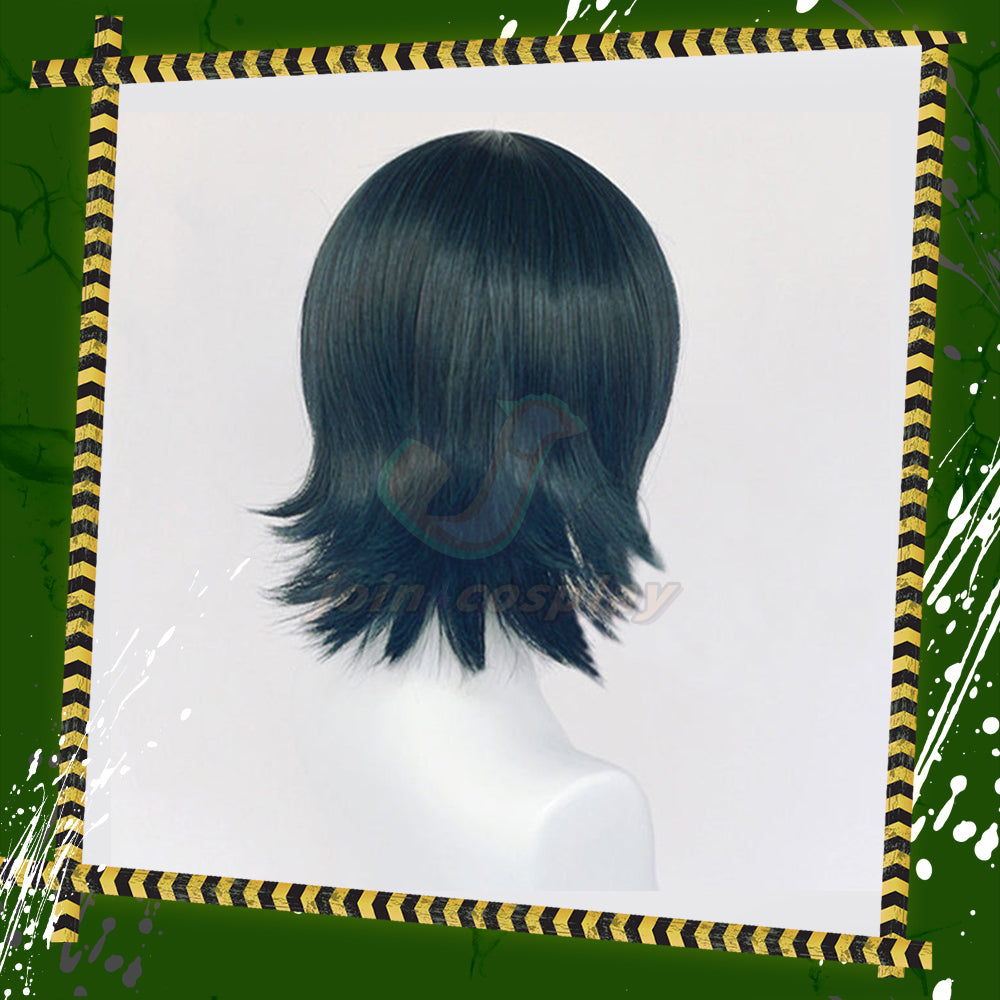 Anime Chainsaw Man Himeno Dark Blue Short Cosplay Wig