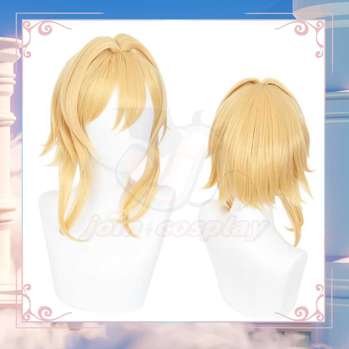 Genshin Impact-Traveler Lumine Cosplay Wig