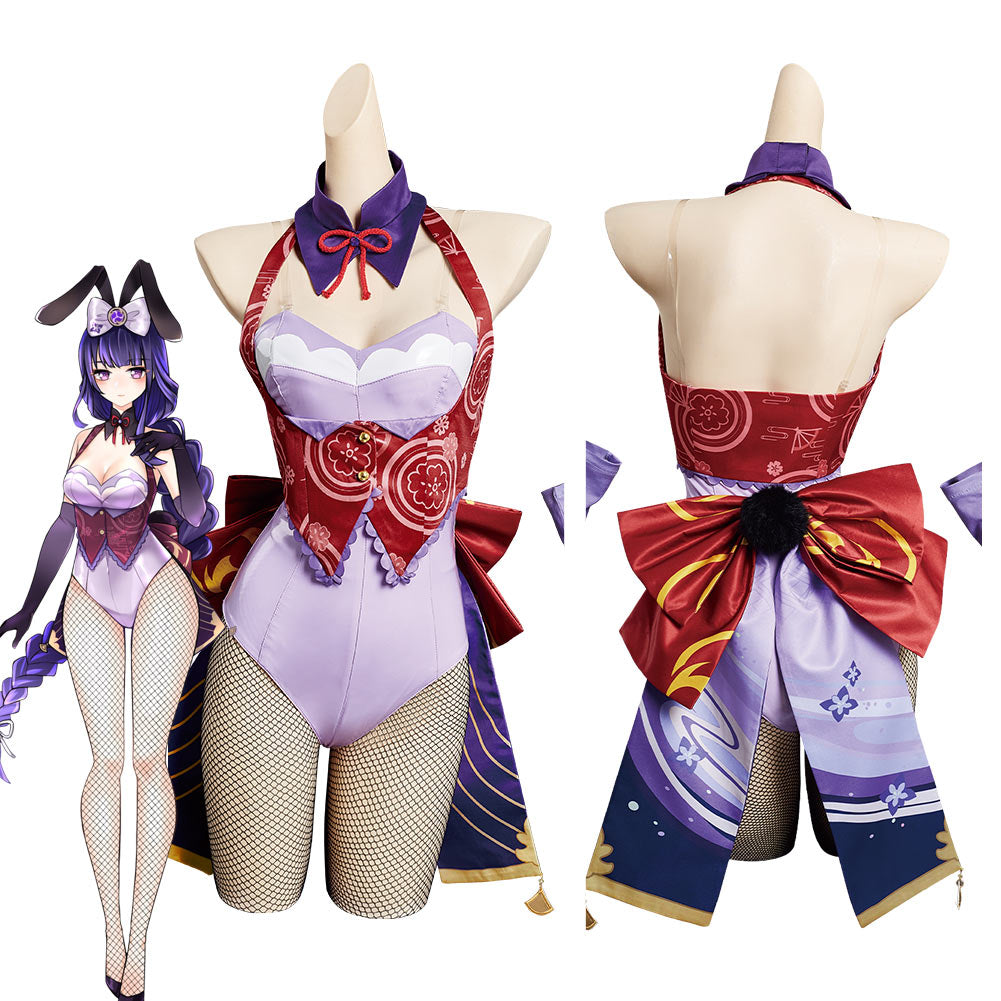 Genshin Impact Baal Bunny Girls Halloween Original Design Cosplay Costume