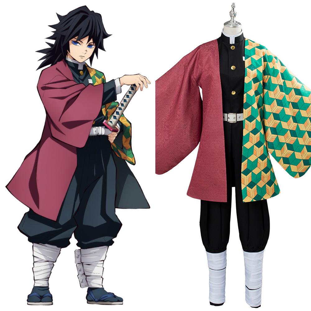 Demon Slayer: Kimetsu no Yaiba Tomioka Giyuu Cosplay Costume