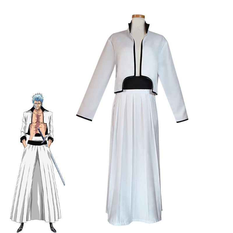 Anime Bleach Grimmjow Jaegerjaquez Fullset Cosplay Costumes