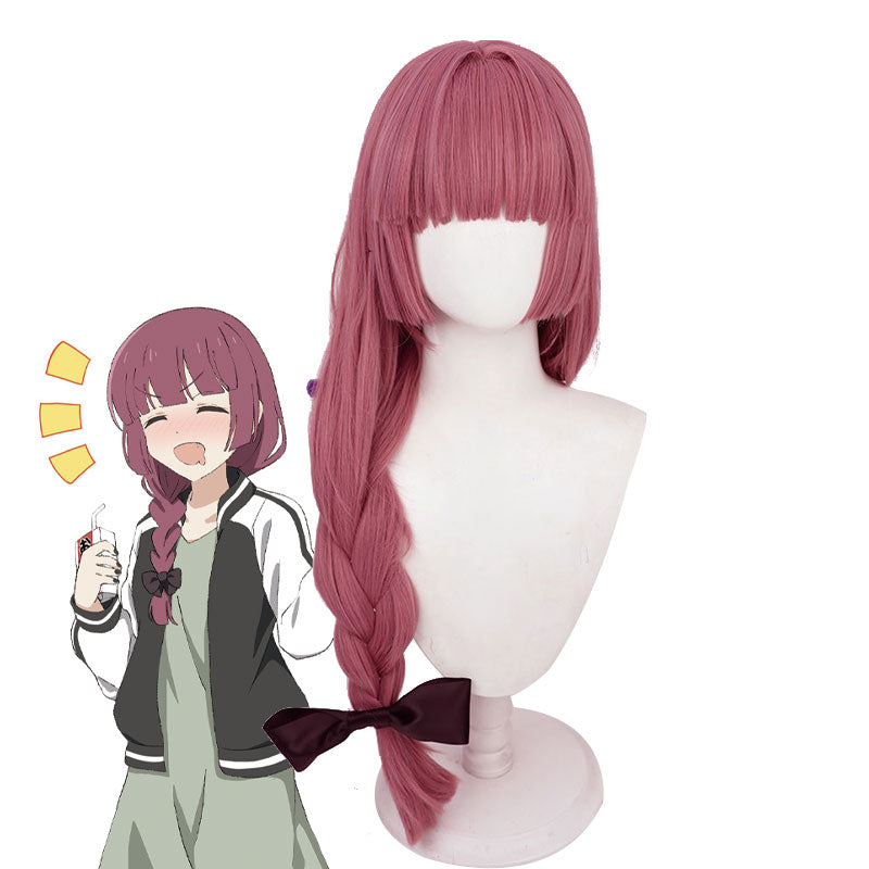Bocchi the Rock Kikuri Hiroi Purple Red Cosplay Wig