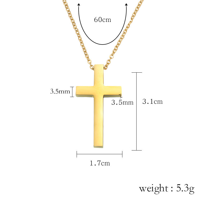 Cyberpunk Edgerunners David Martinez Gold Cross Pendant Necklace