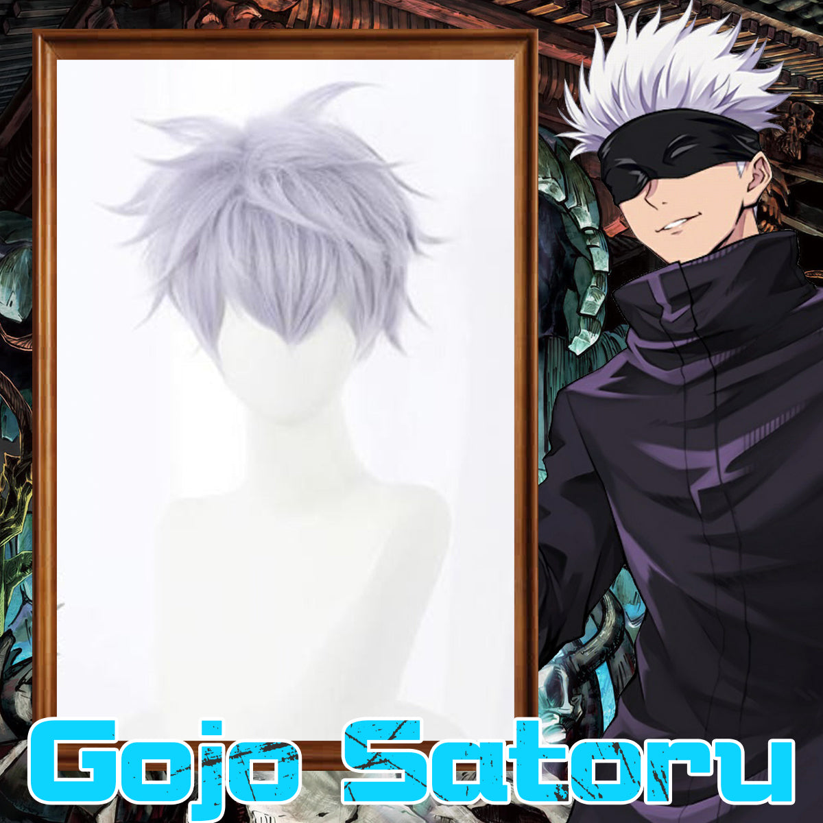 Jujutsu Kaisen-Gojo Satoru Cosplay Wig