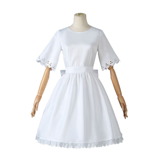 Anime SPY x FAMILY Anya Forger White Daily Dress Cosplay Costume