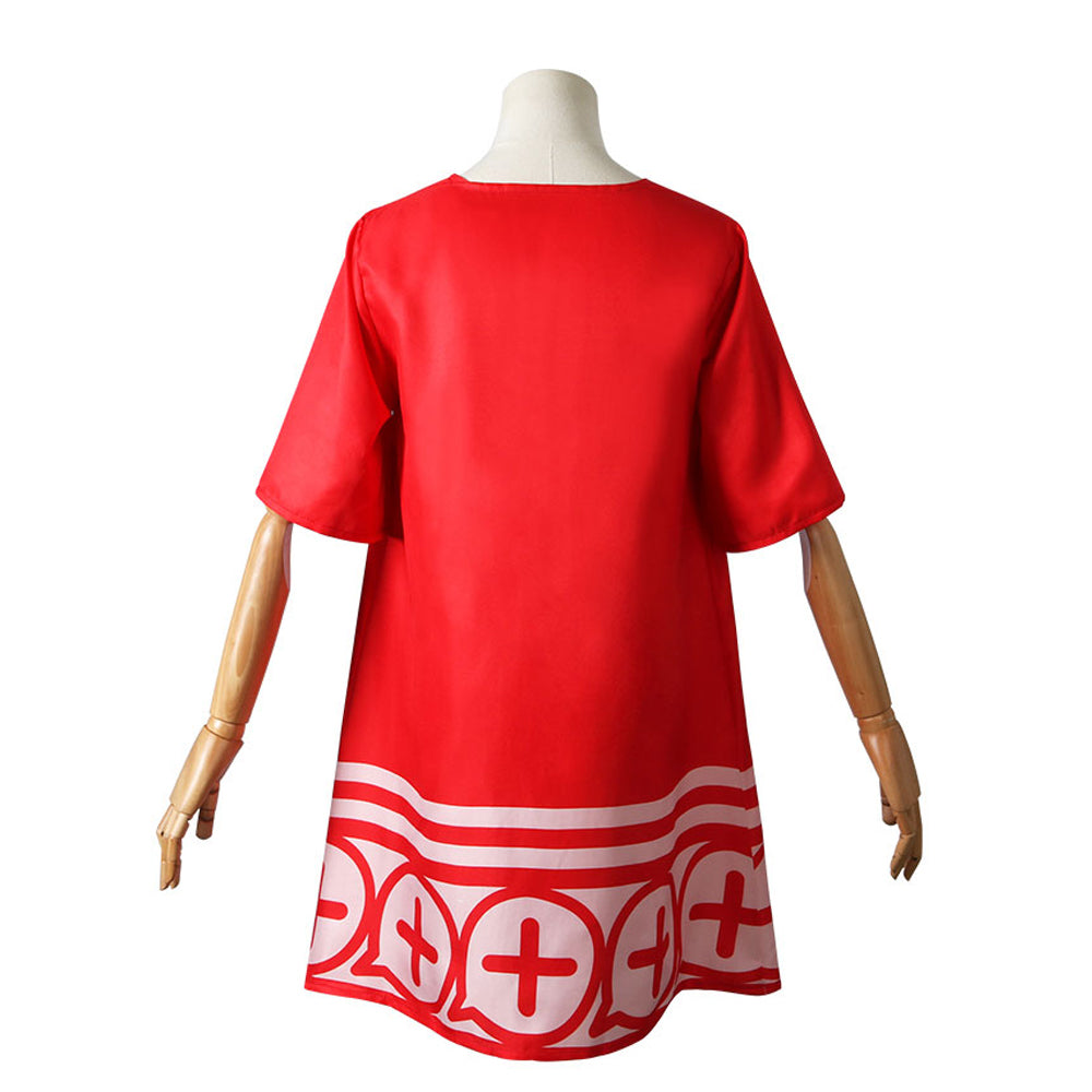 Anime SPY x FAMILY Anya Forger Red dress Cosplay Costume