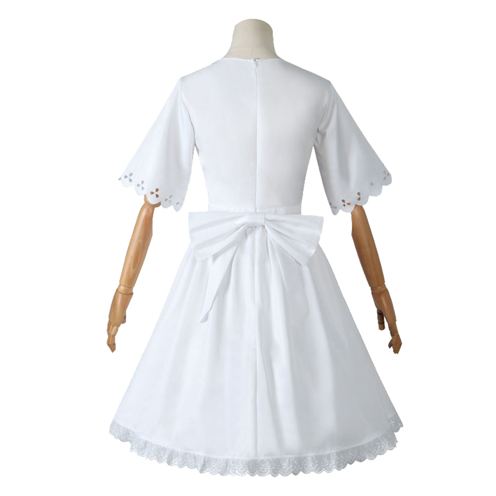 Anime SPY x FAMILY Anya Forger White Daily Dress Cosplay Costume