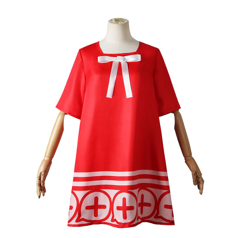 Anime SPY x FAMILY Anya Forger Red dress Cosplay Costume