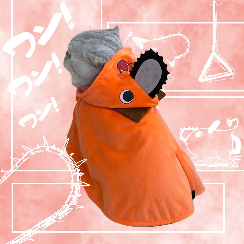 Chainsaw Man Pochita Pet Cloak Costume