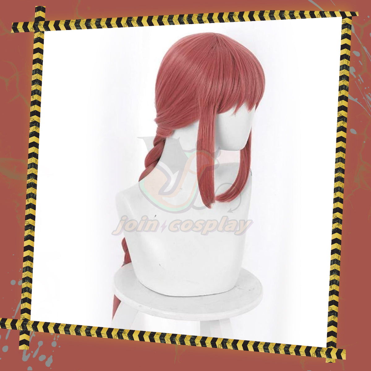 Chainsaw Man Cosplay Synthetic Wig 70cm Long Braids