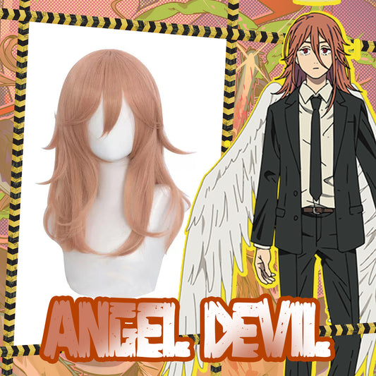 Chainsaw Man Angel Devil Cosplay Wig Orange Halloween