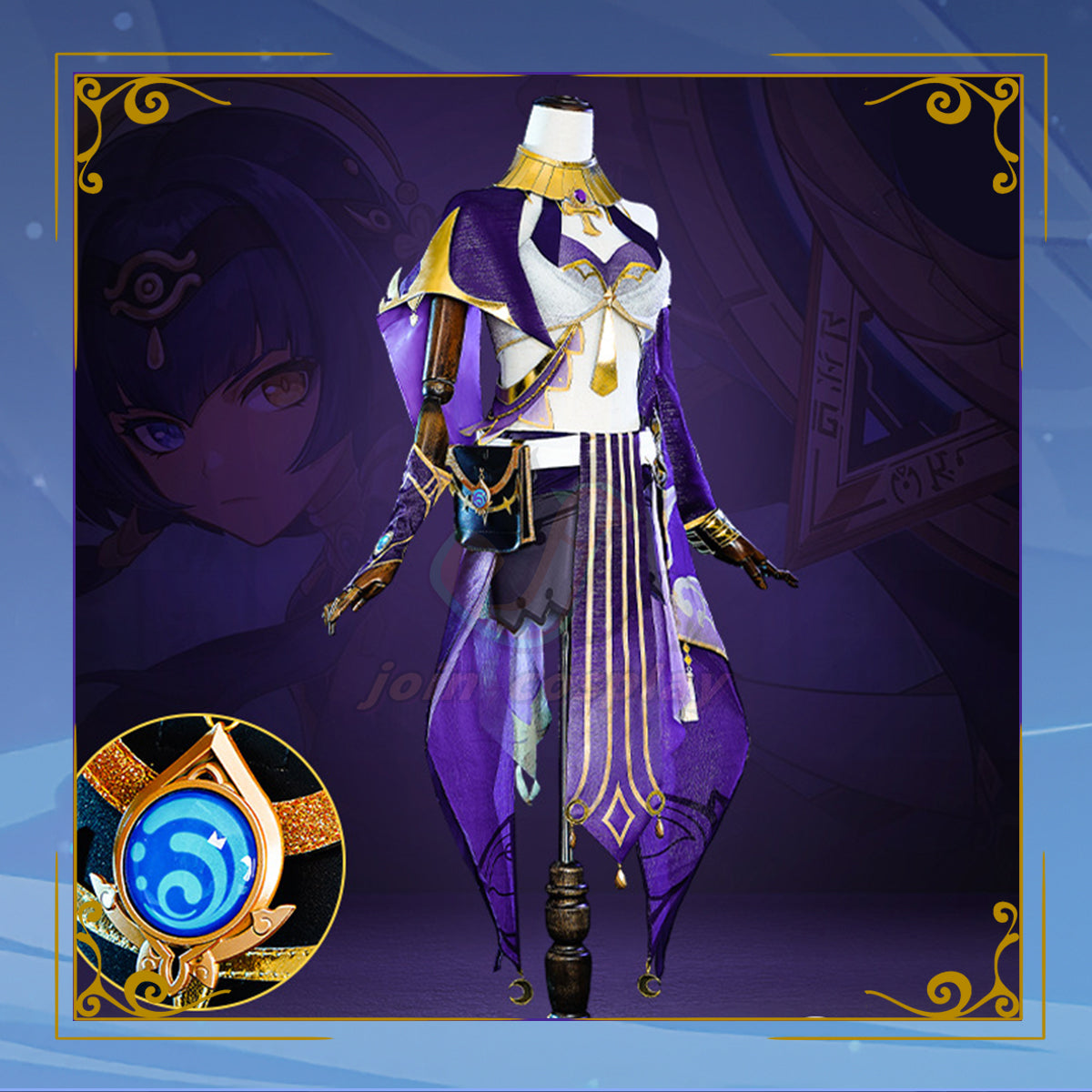 Genshin Impact Candace Cosplay Costume