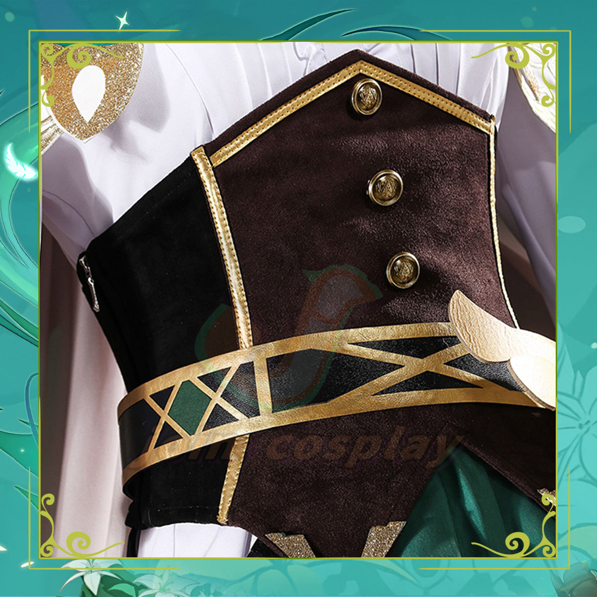 Genshin Impact Venti Barbatos Anemo God Cosplay Costume