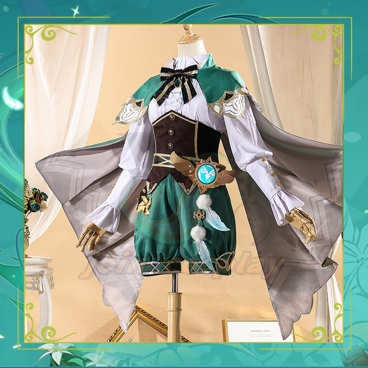 Genshin Impact Venti Barbatos Anemo God Cosplay Costume