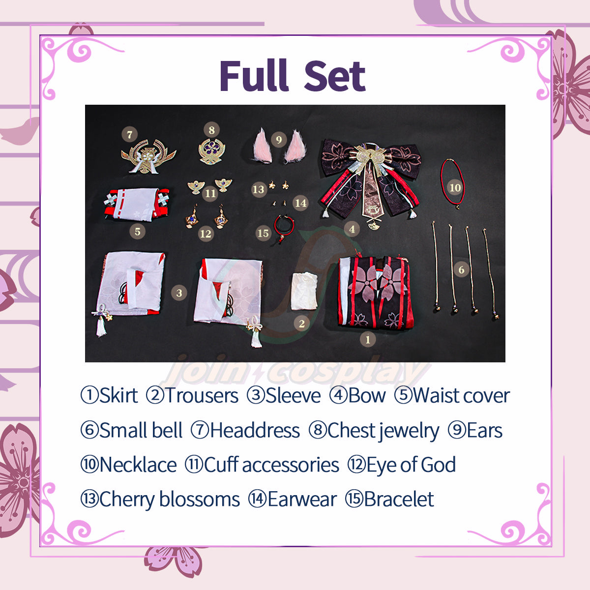 Game Genshin Impact Cosplay Yae Miko Cosplay Costume