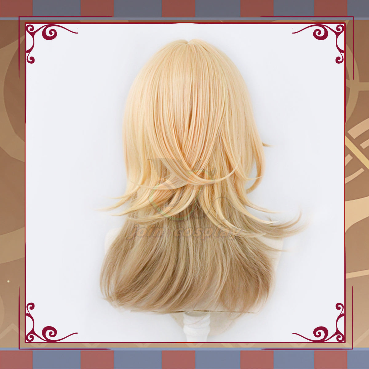 Genshin Impact Sumeru Kaveh Blonde Cosplay Wig