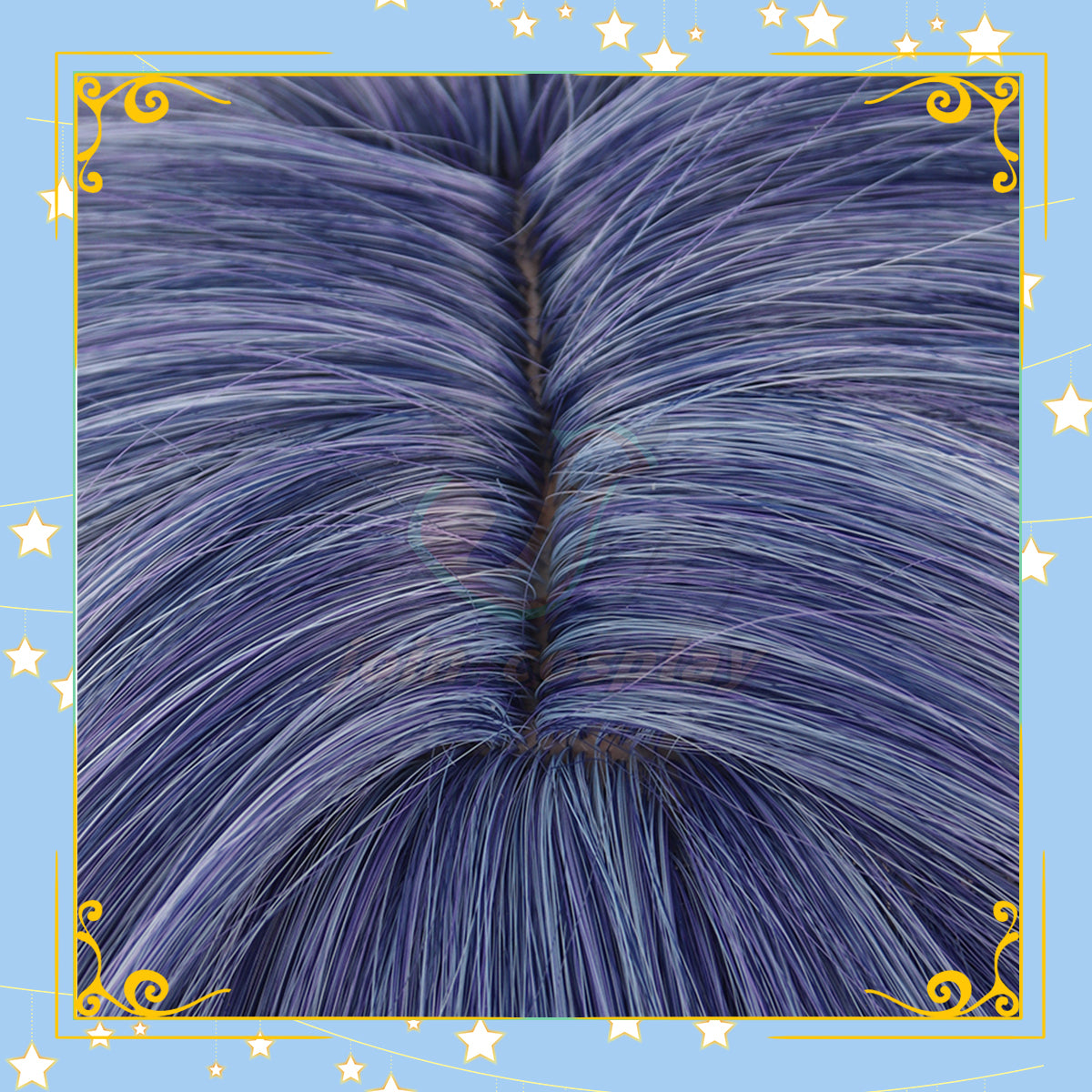 Genshin Impact Layla Cosplay Wig
