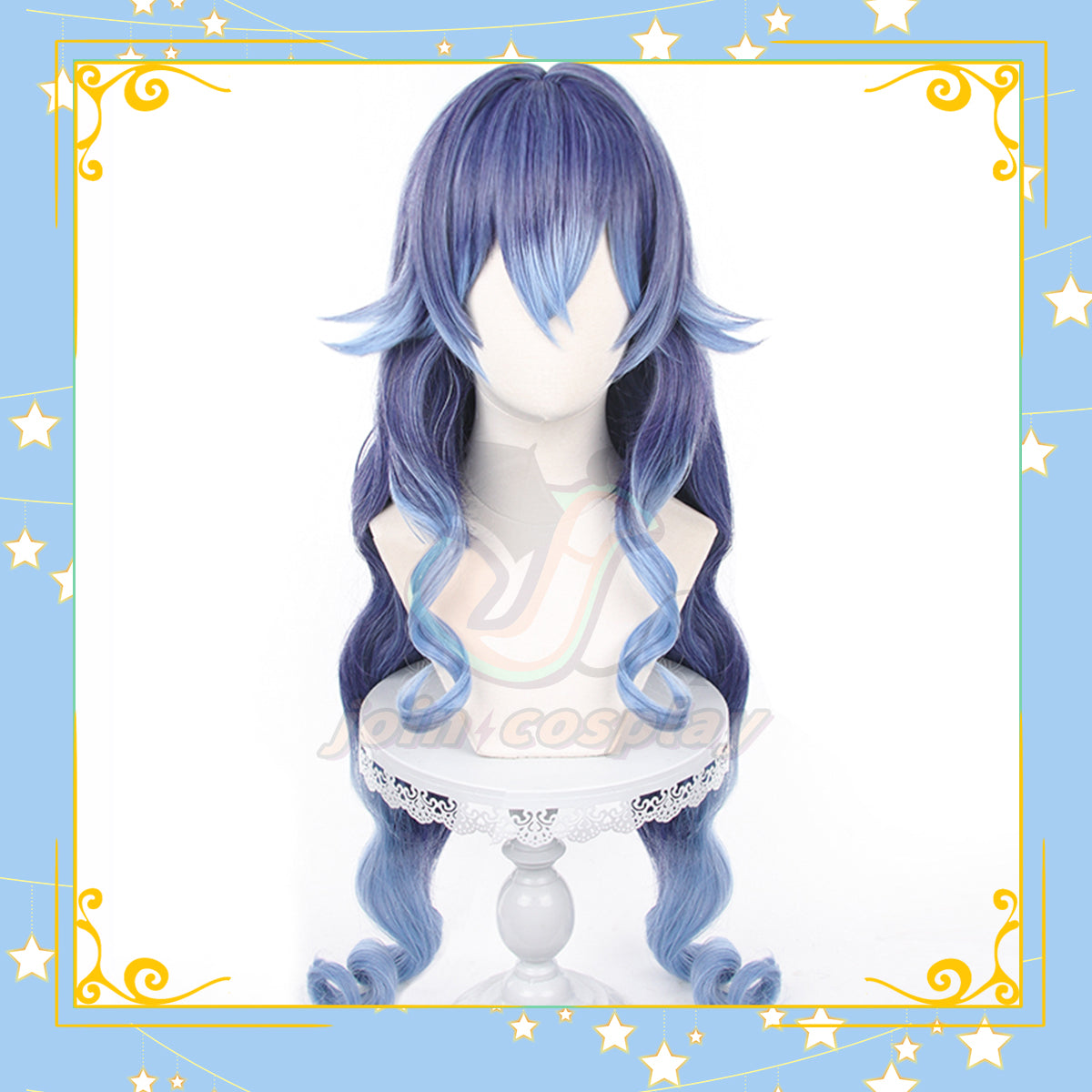 Genshin Impact Layla Cosplay Wig