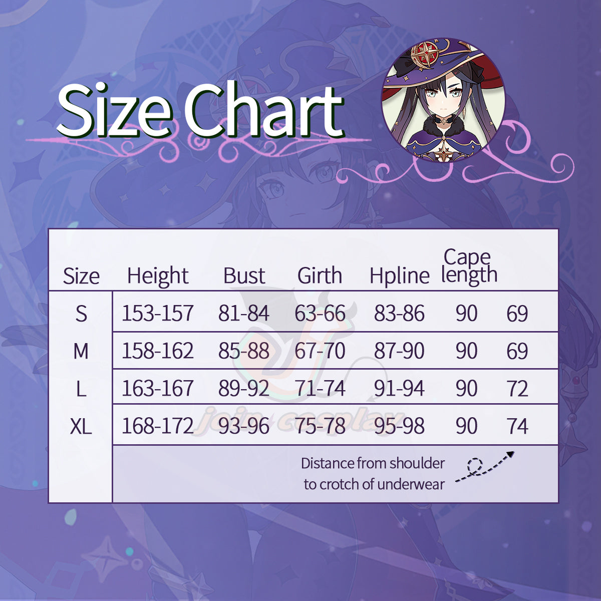 Genshin Impact Mona Cosplay Costume